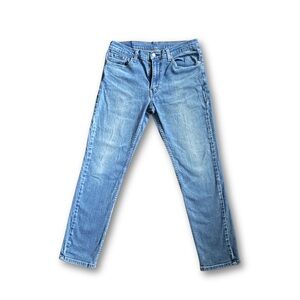 Levi’s 511 Men’s Slim Fit Jeans 34x32 Light Wash Blue Denim Pants Straight Leg